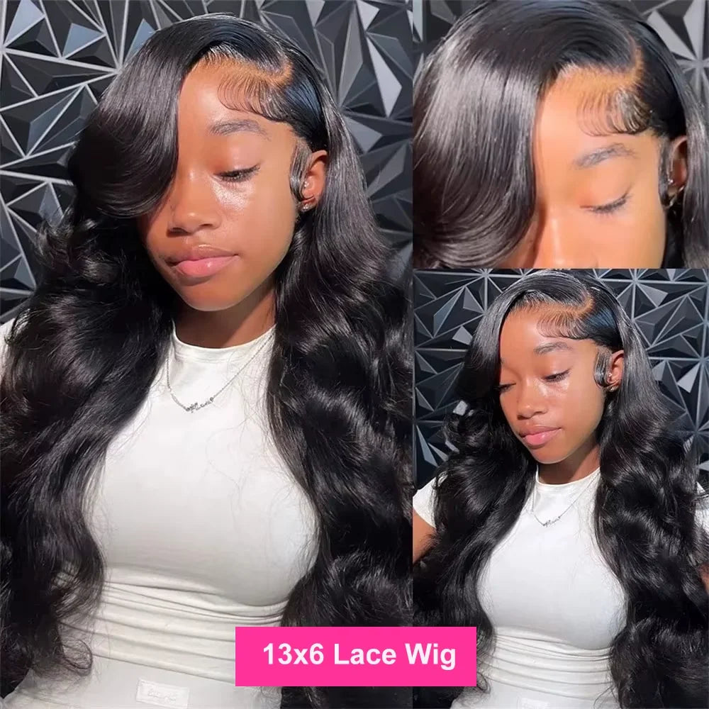 Body Wave Human Hair Wig – HD Lace Front Glueless Wig for Women