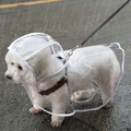 Transparent Dog Raincoat Waterproof for Small and Medium Dogs Rain Protection