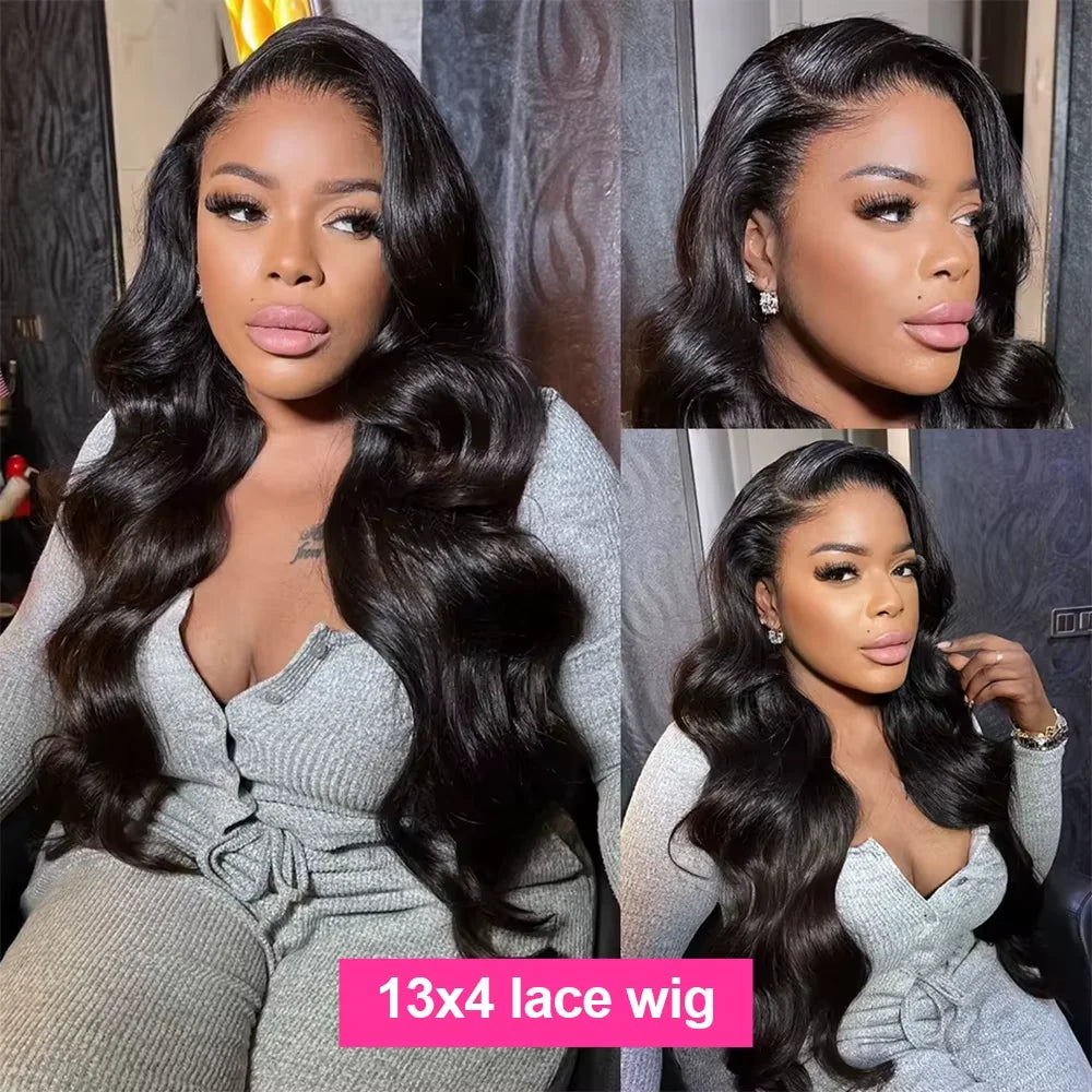 Body Wave Human Hair Wig – HD Lace Front Glueless Wig for Women