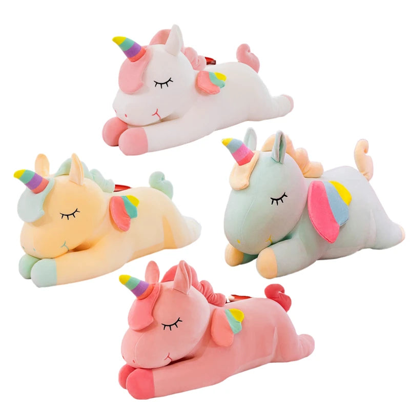Unicorn Plush Pillow 30 to 50cm for Kids Gift