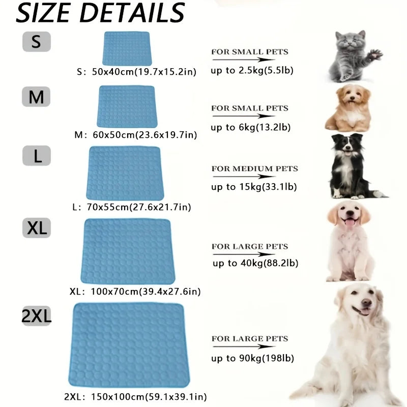 Pet Cooling Mat – Lightweight Cooling Pad for Dogs, Cats and Puppies