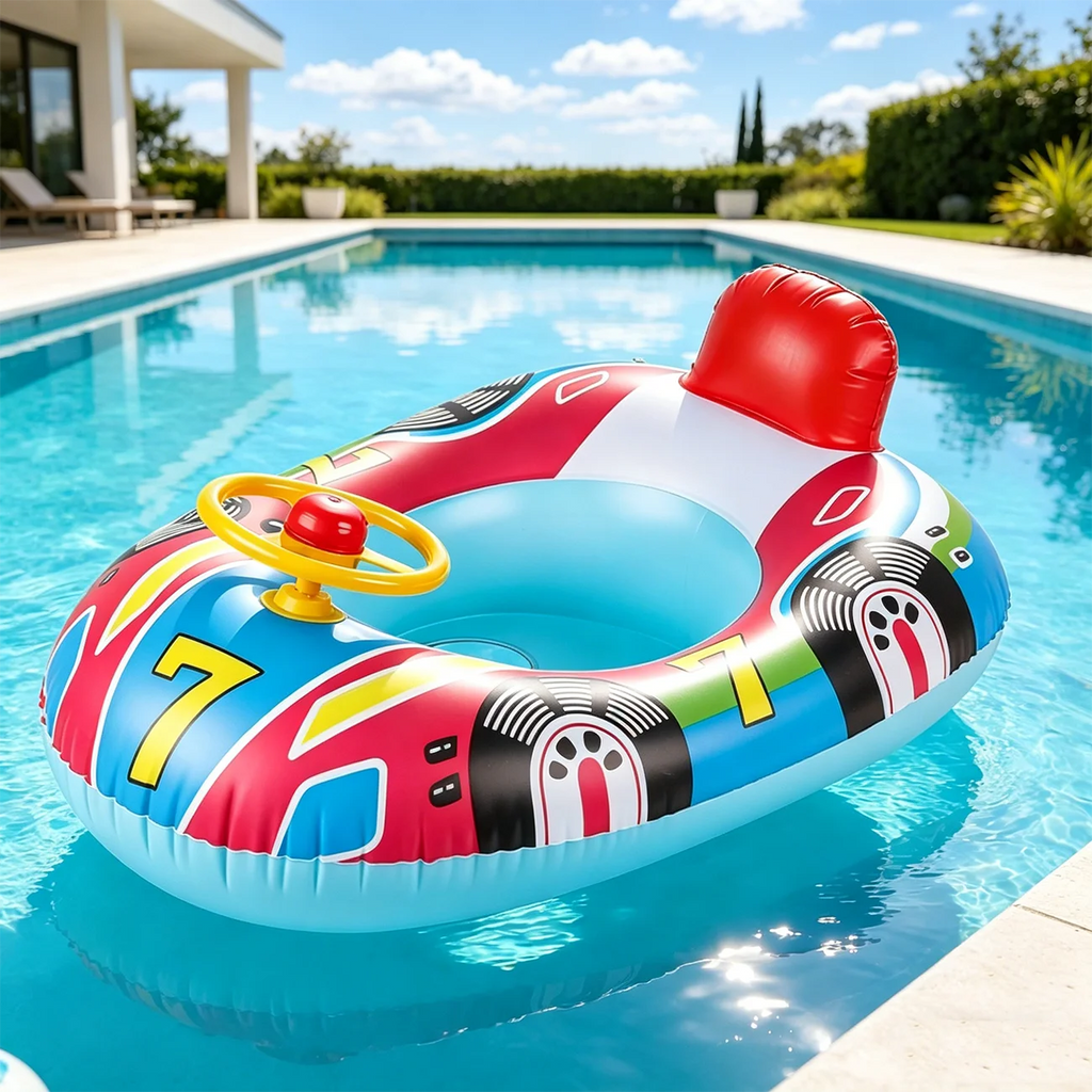 Inflatable Steering Wheel Pool Float