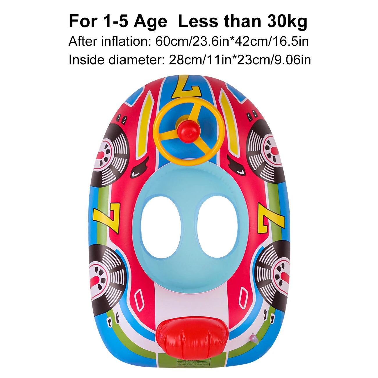 Inflatable Steering Wheel Pool Float
