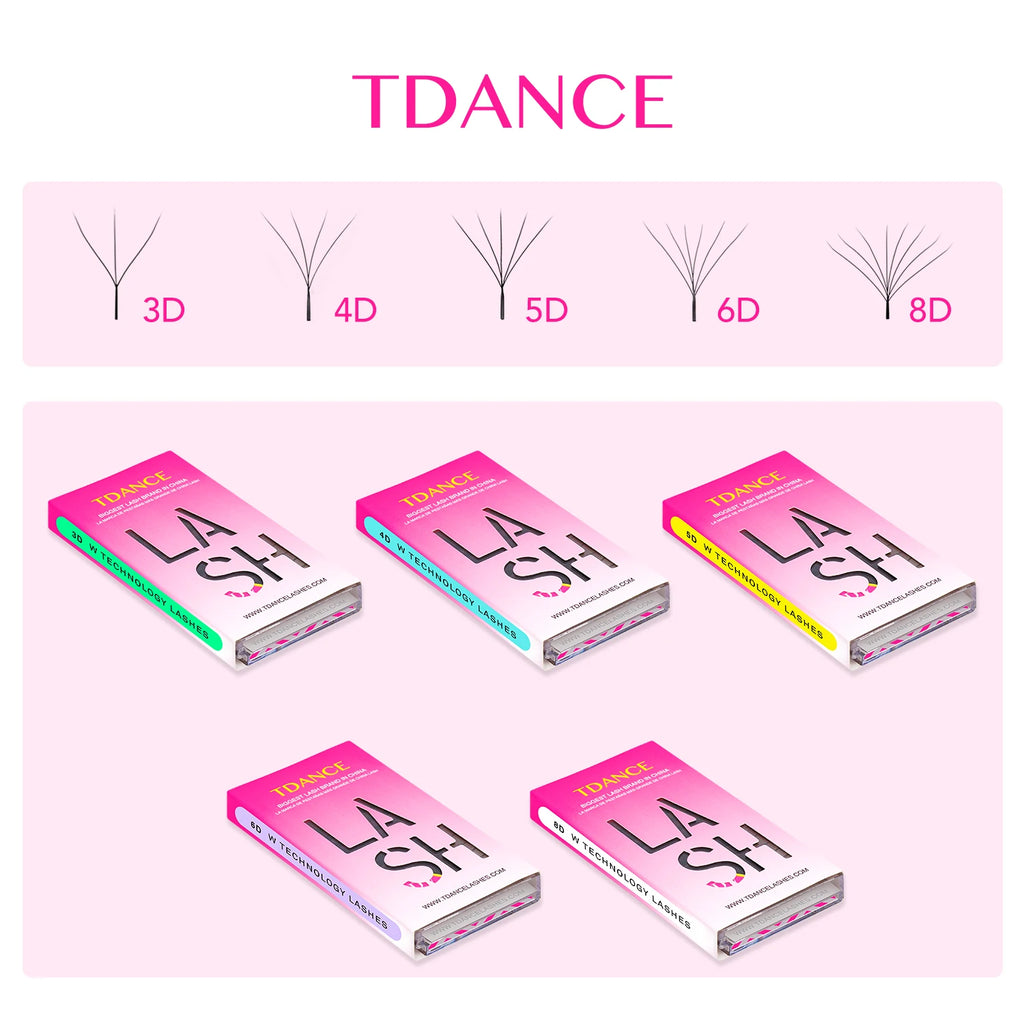 Premade Lash Fans – Volume Eyelash Extensions 3D–6D for Salon Use