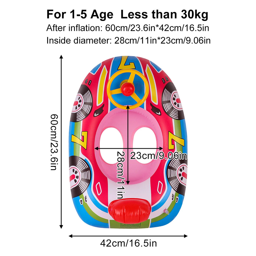Inflatable Steering Wheel Pool Float