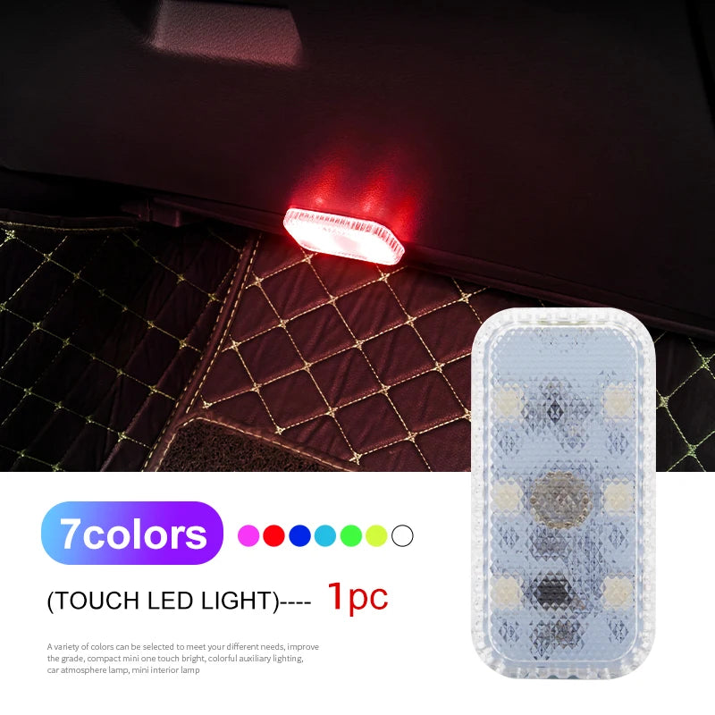 Wireless LED Touch Light for Car Interior