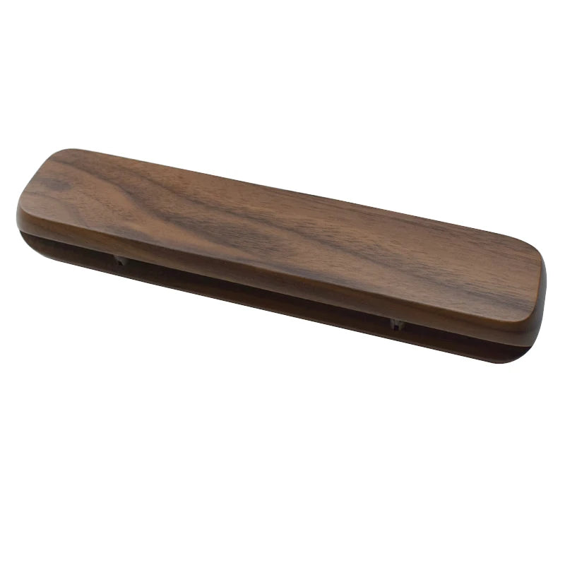Walnut Wood Pen Box Handmade Magnetic Single Pen Case Portable Storage