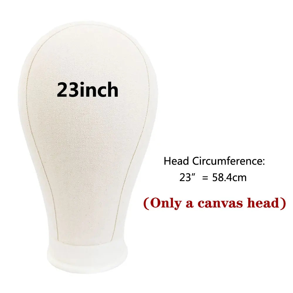 Wig Making Mannequin Head – Canvas Cork Head for Lace Wig Styling