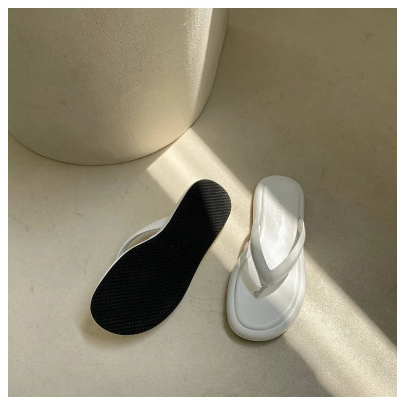 Women Summer Slides Flat Open Toe Casual Beach Slippers Outdoor Sandals