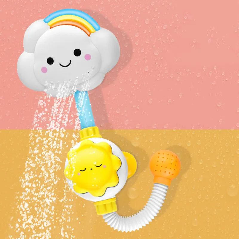 Baby Bath Water Spray Toy Cloud Faucet Shower Toy