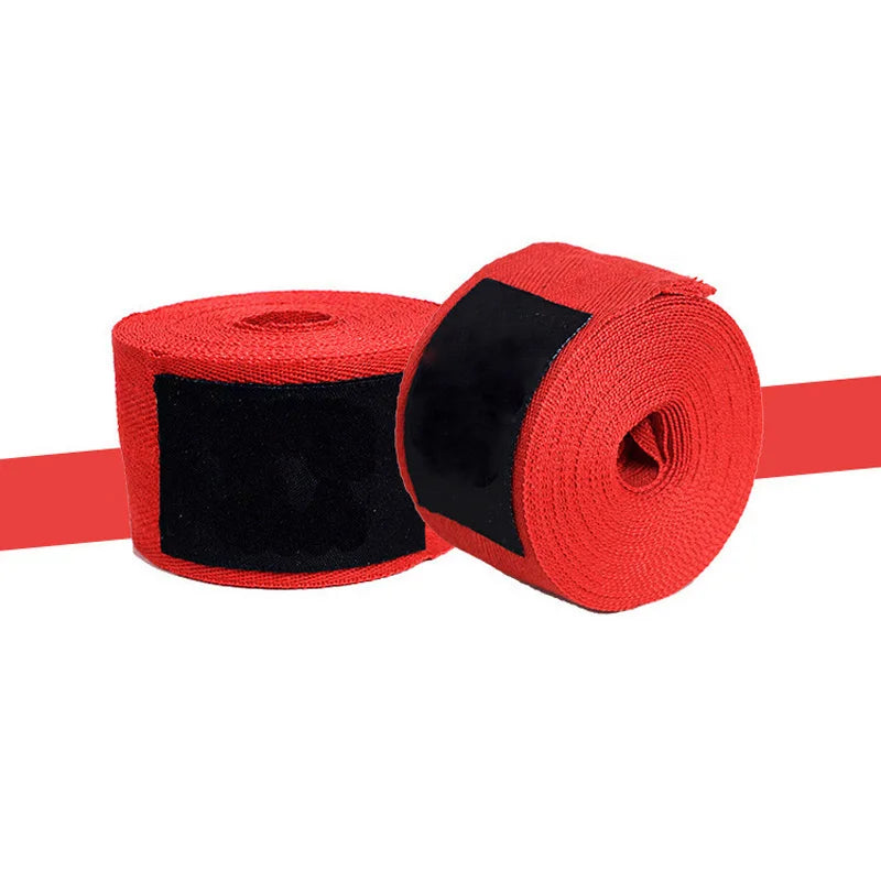 Cotton Boxing Hand Wraps MMA Kickboxing Bandage Straps 2 Rolls Sports Protection