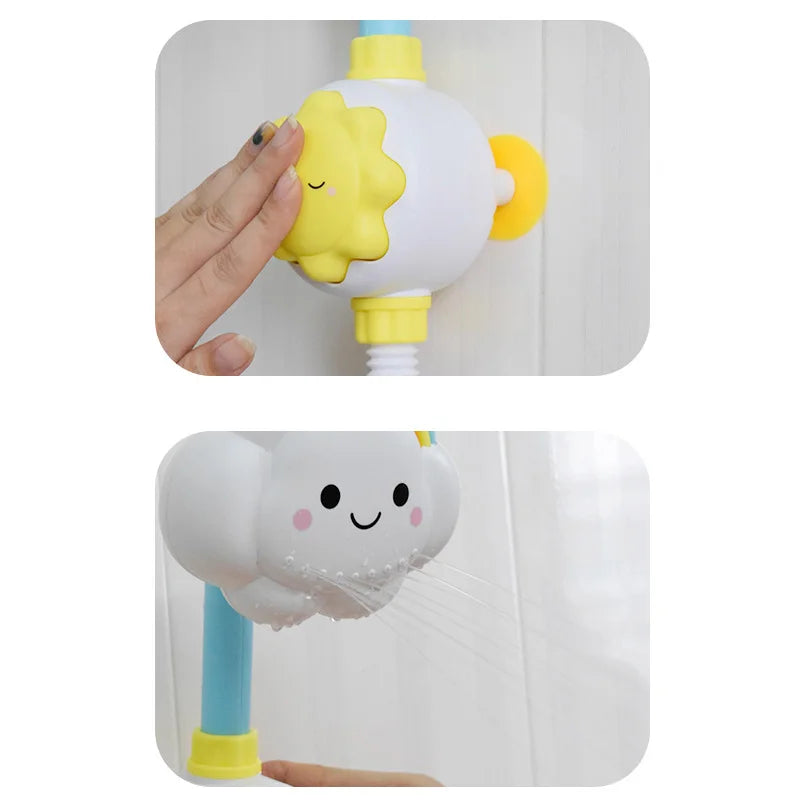 Baby Bath Water Spray Toy Cloud Shower Faucet