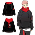 Unisex Anime Cosplay Hoodie Jacket Set Jujutsu Kaisen Gojo Satoru Itadori Costume Outfit