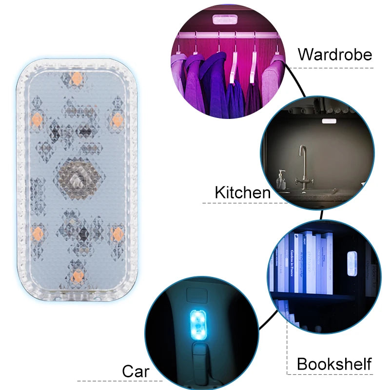 Wireless LED Touch Light for Car Interior