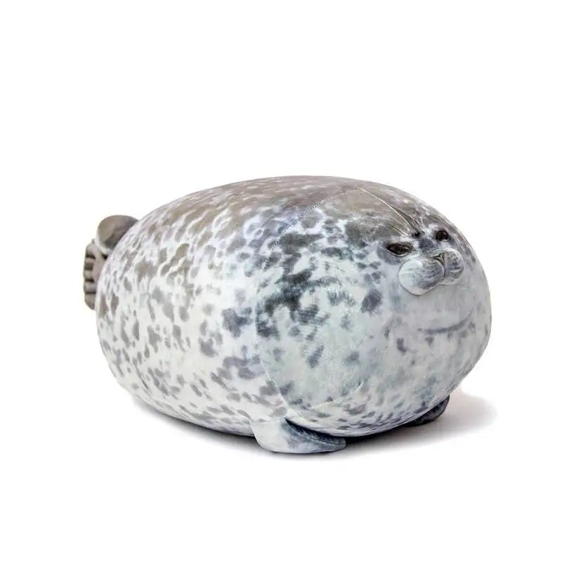 Angry Blob Seal Plush Pillow 3D Sea Lion Stuffed Toy Kids Sleeping Cushion Gift