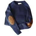 Men Oversize Wool Sweater O Neck Knitted Pullover Casual Streetwear