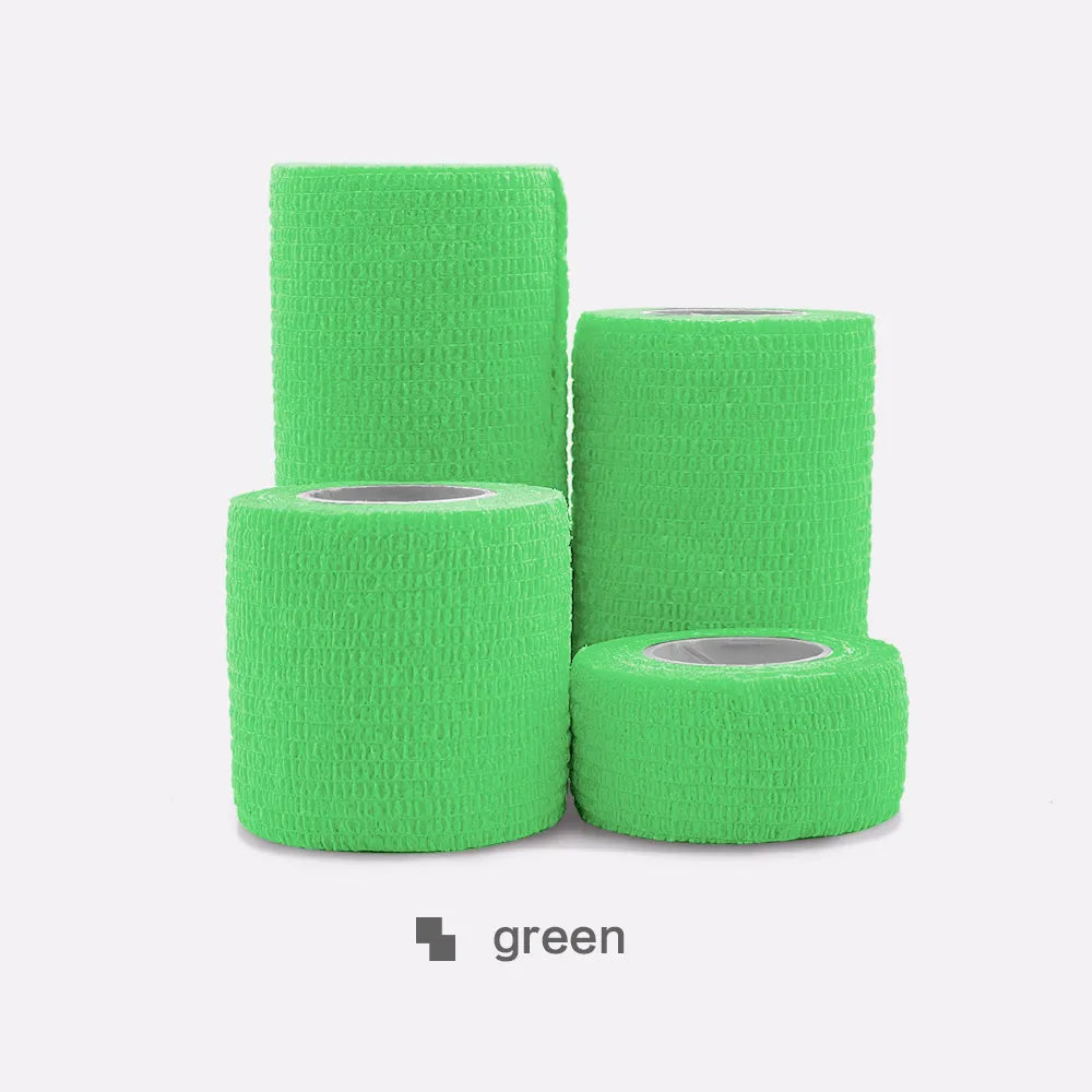 Elastic Self Adhesive Sports Wrap Tape Knee Finger Ankle Shoulder Support Bandage