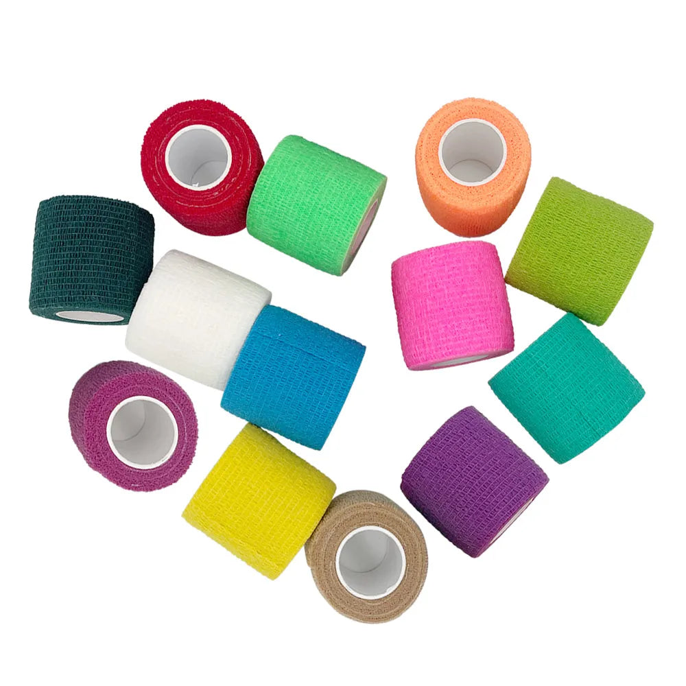 Elastic Self Adhesive Sports Wrap Tape Knee Finger Ankle Shoulder Support Bandage