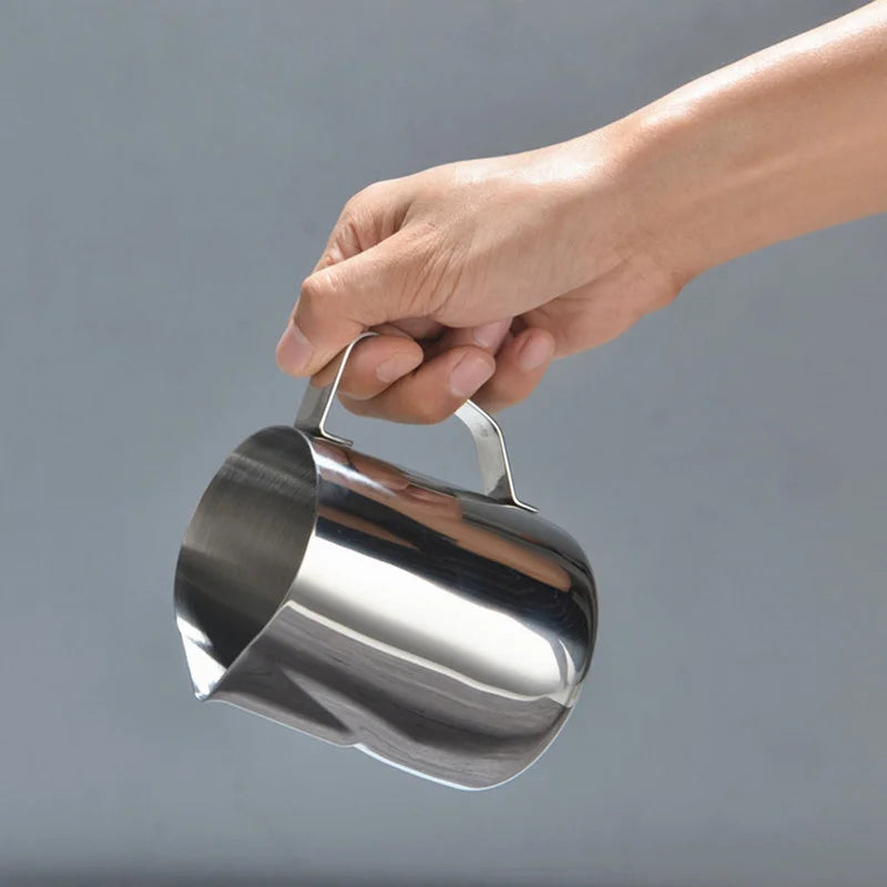 Milk Frothing Pitcher – Perfect Latte Art Coffee Tool