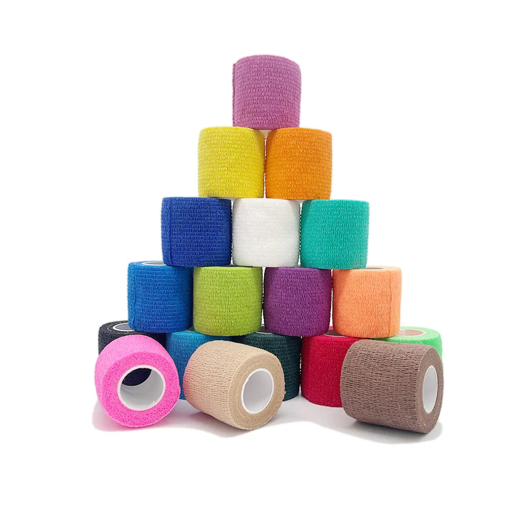 Elastic Self Adhesive Sports Wrap Tape Knee Finger Ankle Shoulder Support Bandage
