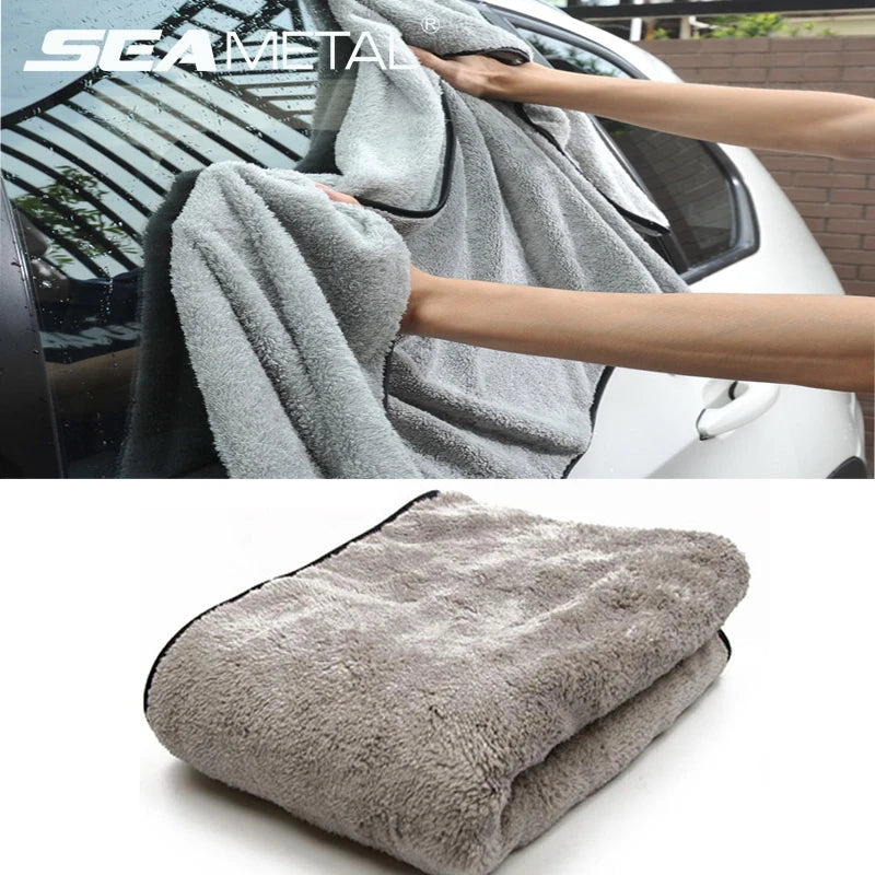 Microfiber Car Drying Towel – Ultra Absorbent Auto Wash Cloth Scratch-Free Cleaning