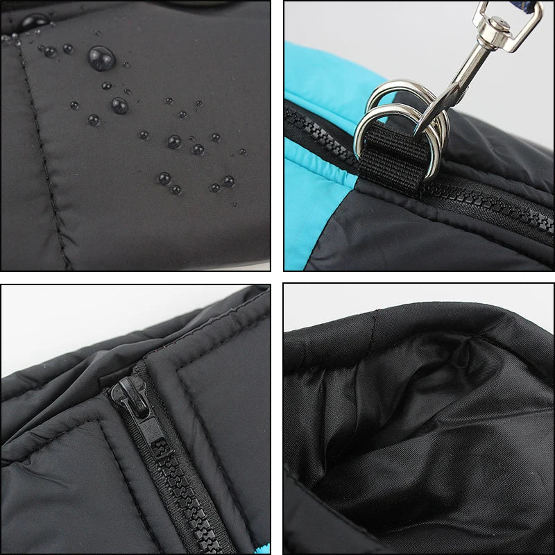 Waterproof Winter Dog Coat Warm Vest Jacket for Small Large Dogs