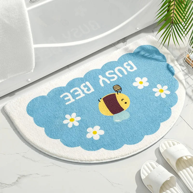 Absorbent Non Slip Door Mat for Bathroom Bedroom Entrance