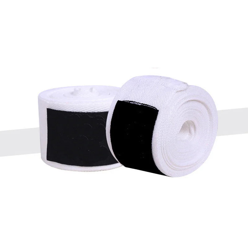 Cotton Boxing Hand Wraps MMA Kickboxing Bandage Straps 2 Rolls Sports Protection