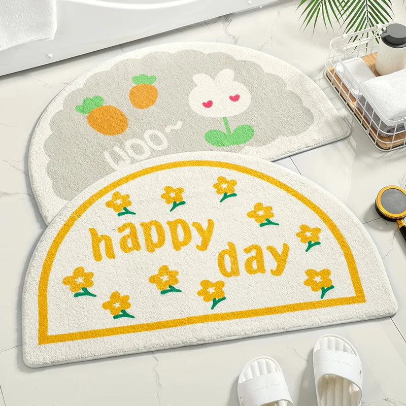 Absorbent Non Slip Door Mat for Bathroom Bedroom Entrance