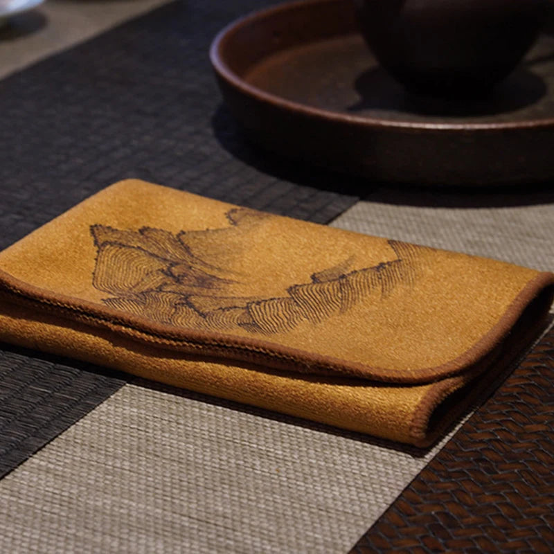 Cotton Kitchen Cleaning Towel Absorbent Thick Dish Cloth Tea Towel Table Rag
