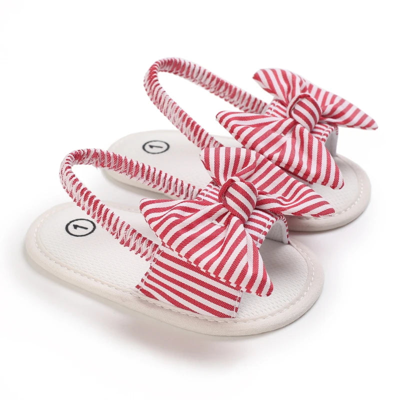 Baby Girls Flower Sandals Soft Sole Non Slip First Walker Shoes