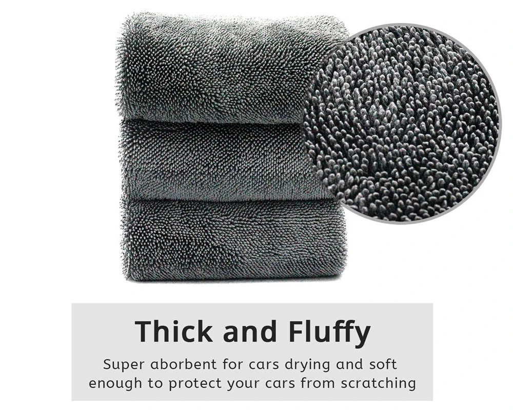 Premium Microfiber Car Towel – Ultra Absorbent Drying Cloth for Car Wash