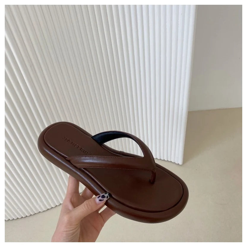 Women Summer Slides Flat Open Toe Casual Beach Slippers Outdoor Sandals