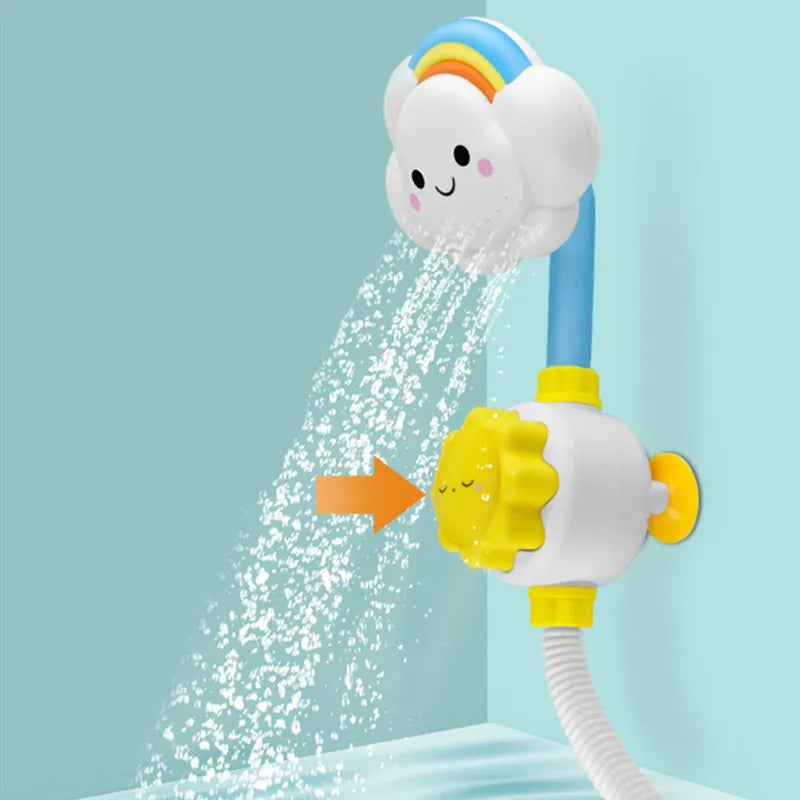 Baby Bath Water Spray Toy Cloud Shower Faucet