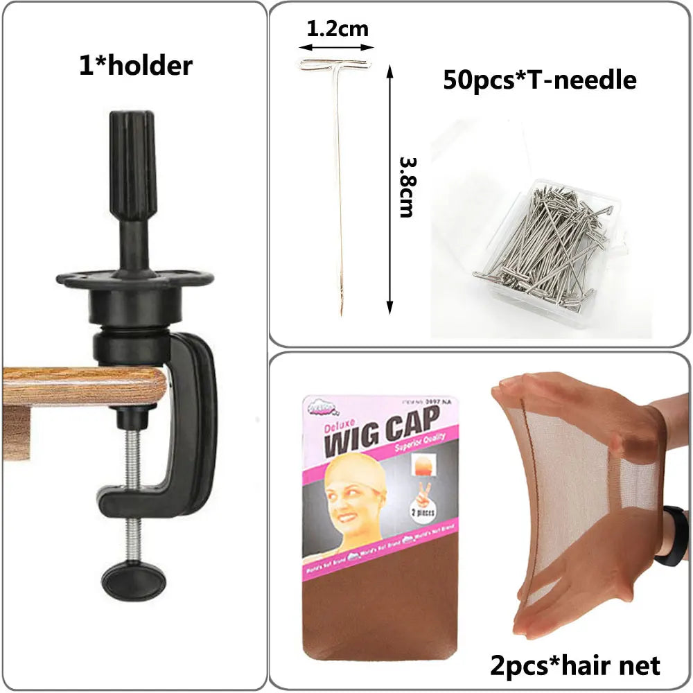 Wig Making Mannequin Head – Canvas Cork Head for Lace Wig Styling