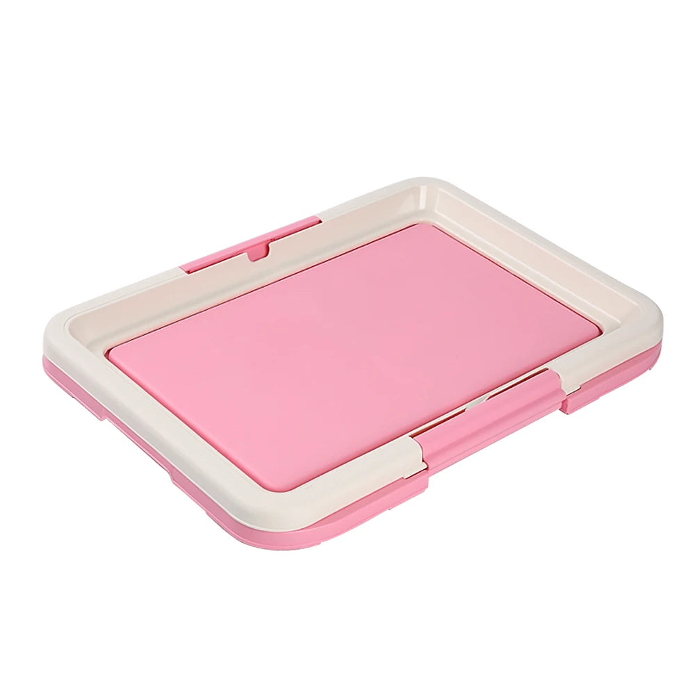 Portable Indoor Dog Toilet Training Tray for Small Dogs and Cats Litter Box