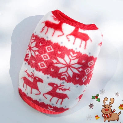 Warm Dog Vest Soft Flannel Pet Jacket