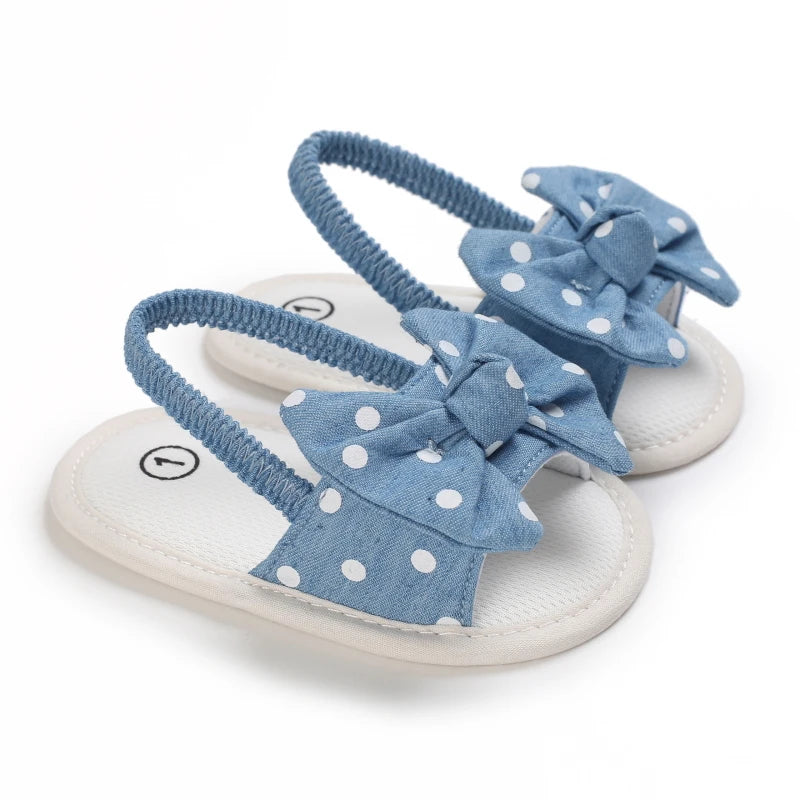 Baby Girls Flower Sandals Soft Sole Non Slip First Walker Shoes