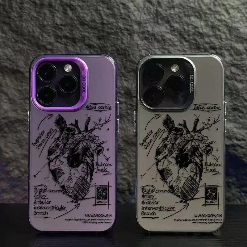 Anatomical Heart Medical Anti Drop iPhone Case