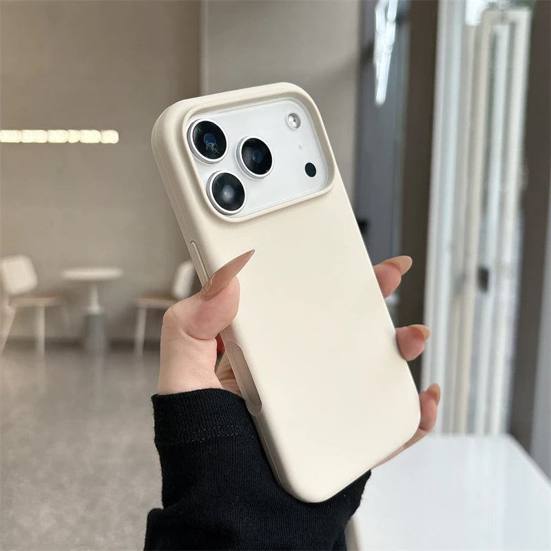 Slim Liquid Silicone MagSafe Magnetic iPhone Case