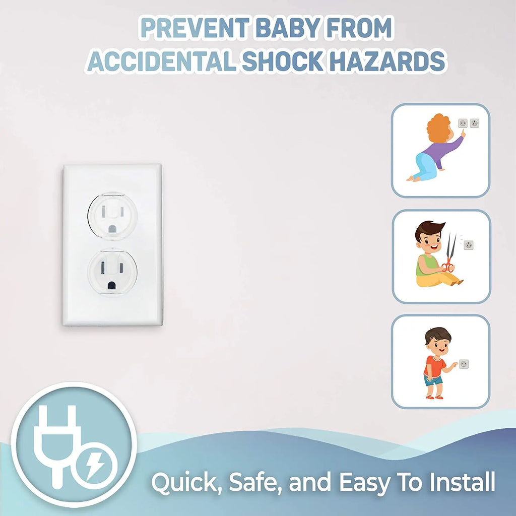 Protect Your Baby from Electric Shock – Outlet Covers Set