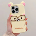 Cute 3D Rilakkuma Cartoon Soft Silicone iPhone Case