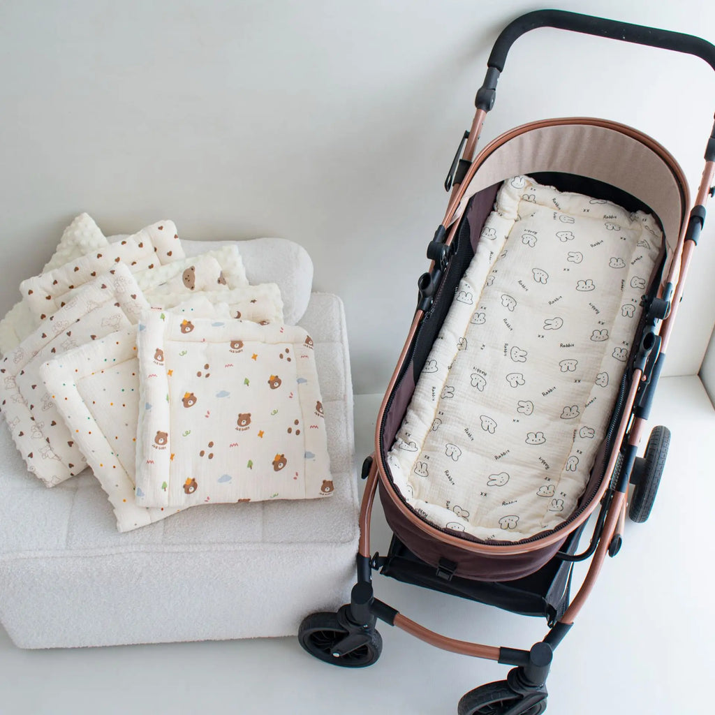 Baby Stroller Seat Cushion Soft Mattress for Pushchair Car Seat