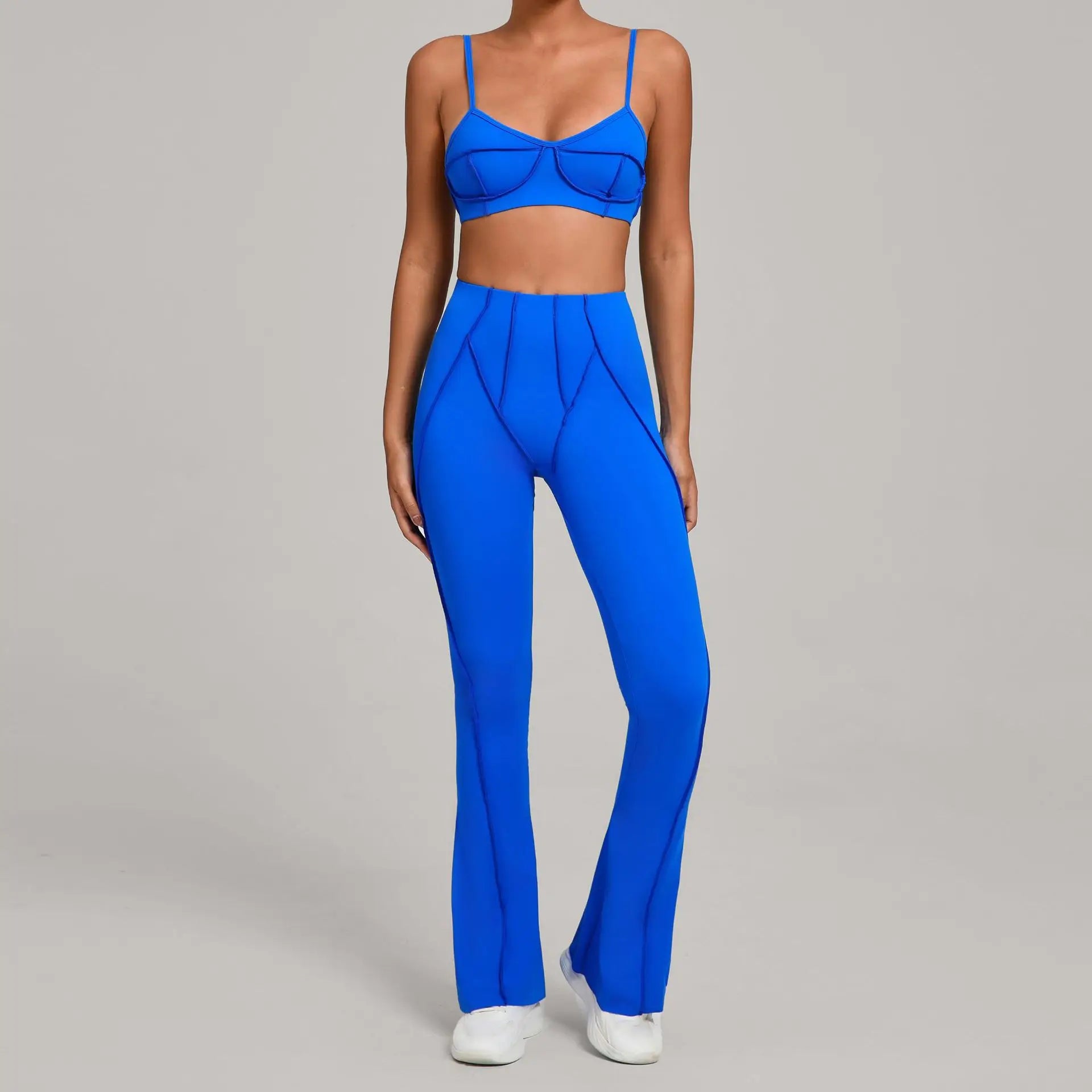 Women Seamless Yoga Set High Waist Hip Lifting Gym Sports Bra & Leggings Suit