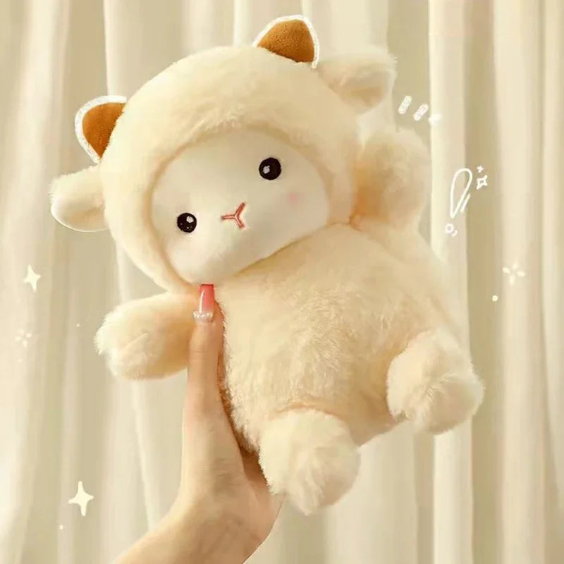 Cute Sheep Plush Doll Soft Stuffed Animal Pillow Toy for Kids Gift