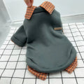 Dog Warm Hoodie Jacket Winter Pet Clothes Small Dog Coat Plaid Shirt