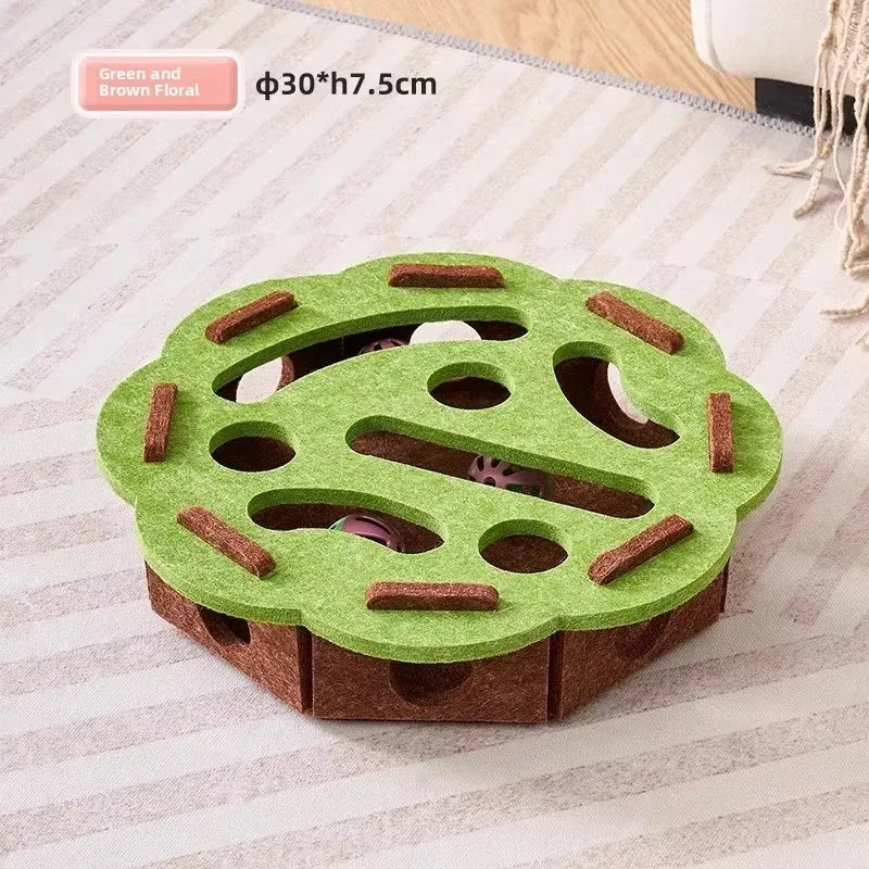 Cat Puzzle Toy Box – Interactive IQ Training Game for Indoor Cats