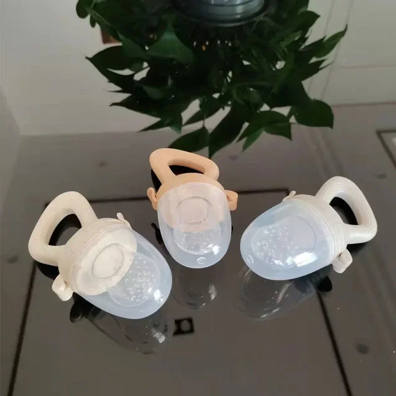 *Silicone Baby Fruit Feeder Teething Pacifier Nibbler