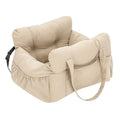 Dog Car Seat Bed with Safety Belt Non Slip Washable Travel Carrier for Small Dogs