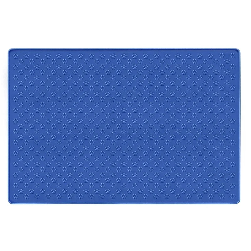 Pet Feeding Mat Silicone Waterproof Placemat for Cat Dog Food Bowl Non Slip